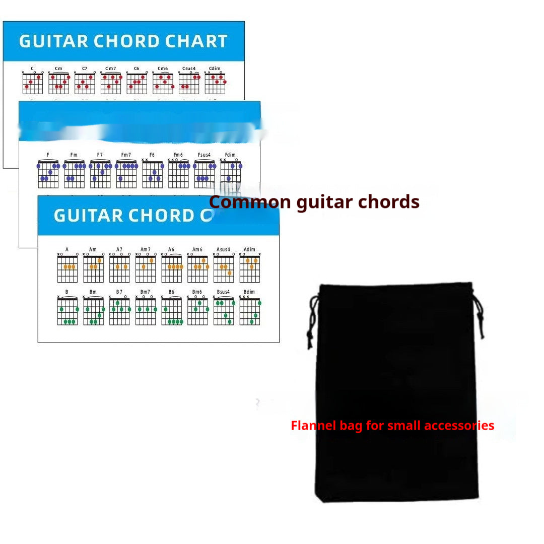 Guitar Accessories Suit Pick String Nail Pillow