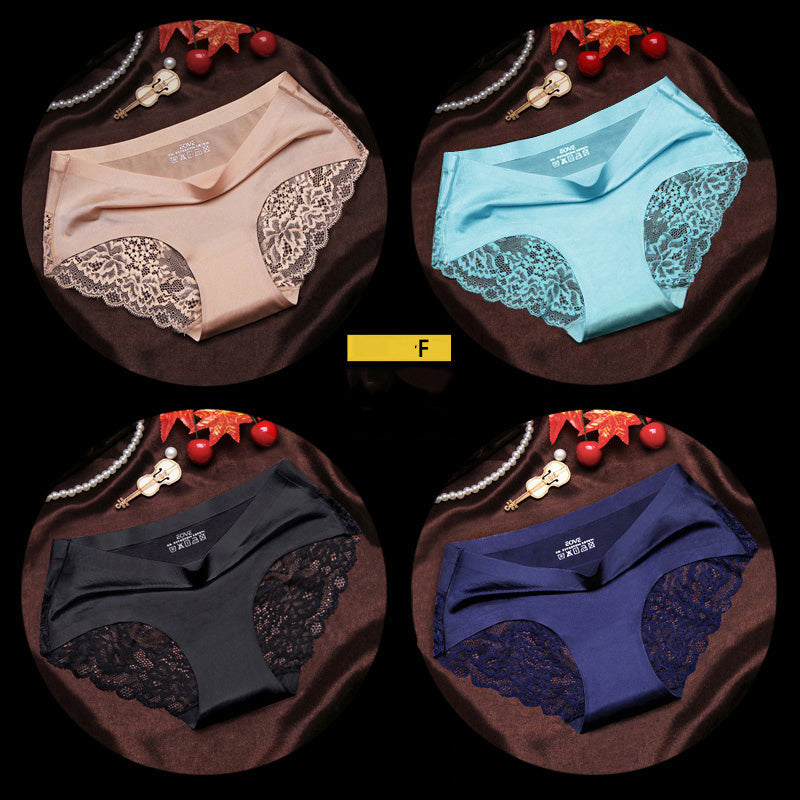 Women's seamless lace panties