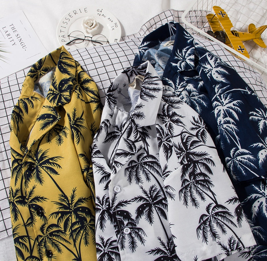 Beach Flower Shirt Hawaii Wind Tour