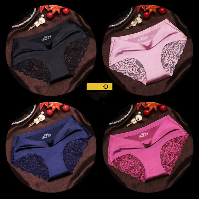 Women's seamless lace panties