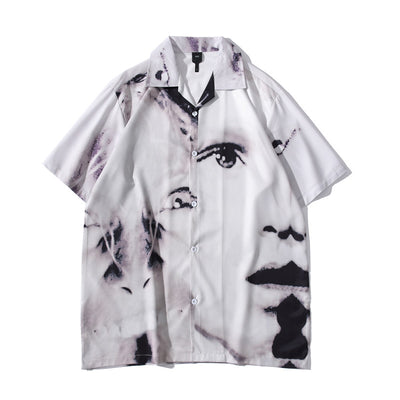 Loose Casual Hawaii Beach Short Sleeves