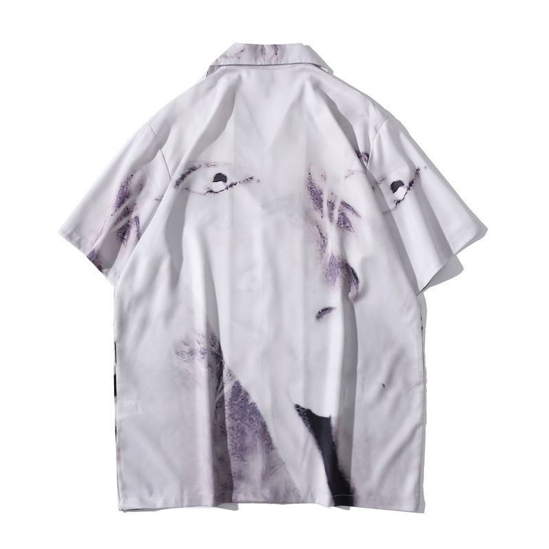 Loose Casual Hawaii Beach Short Sleeves