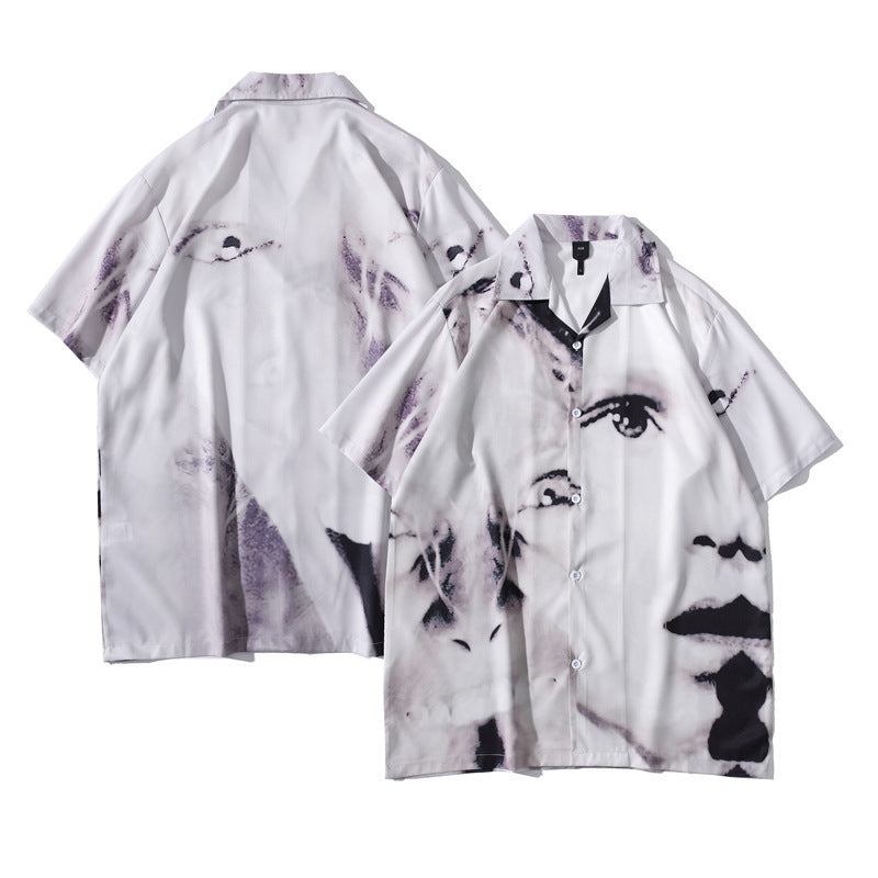 Loose Casual Hawaii Beach Short Sleeves