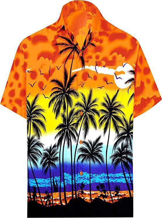 Hawaii Beach 3D Printed Short Sleeve