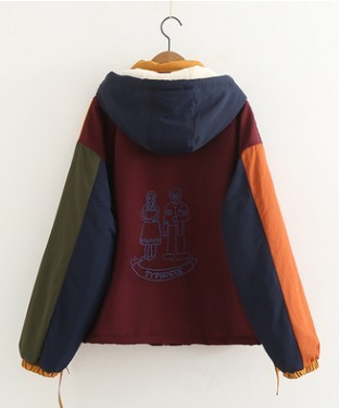 New multi color spliced cotton clothes