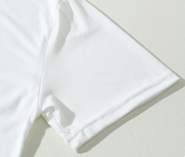 Letter printed T-shirt loose short sleeve