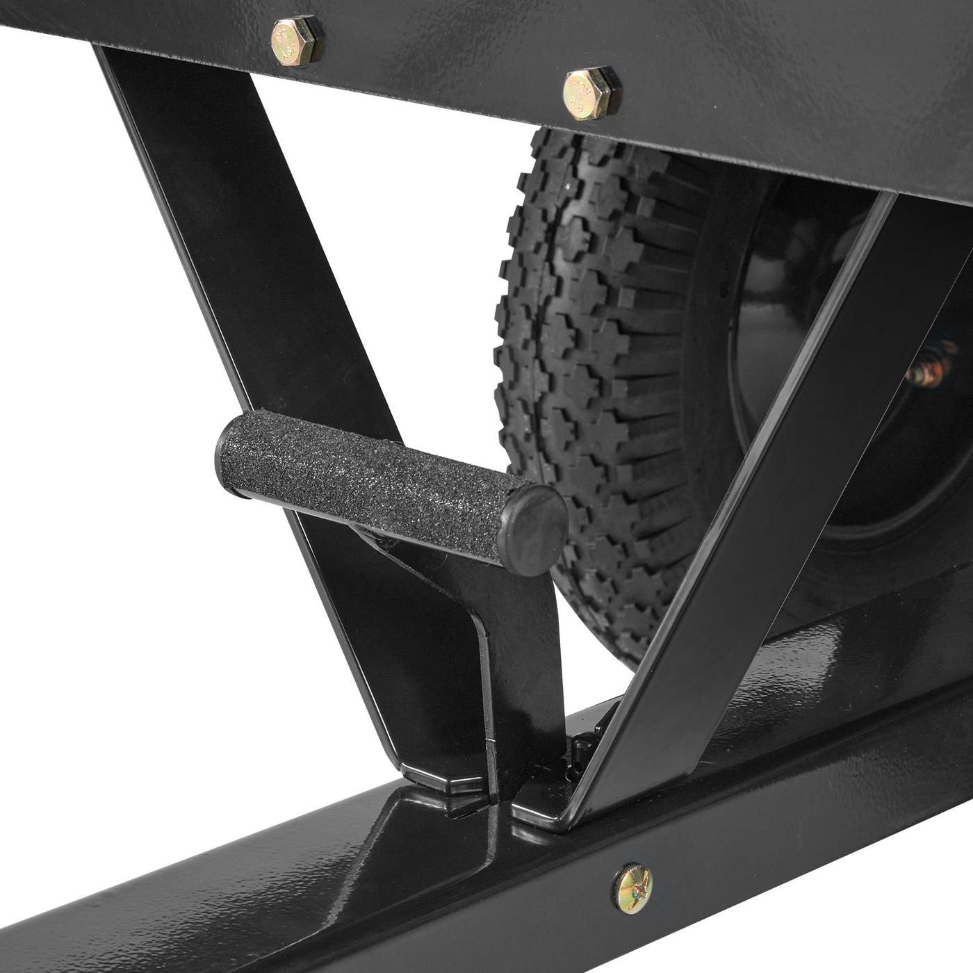 VEVOR Heavy Duty ATV Trailer Steel Dump Cart, 750-Pound 15 Cubic Feet, Garden Utility Trailer With Removable Sides For Riding Lawn Mower Tractor