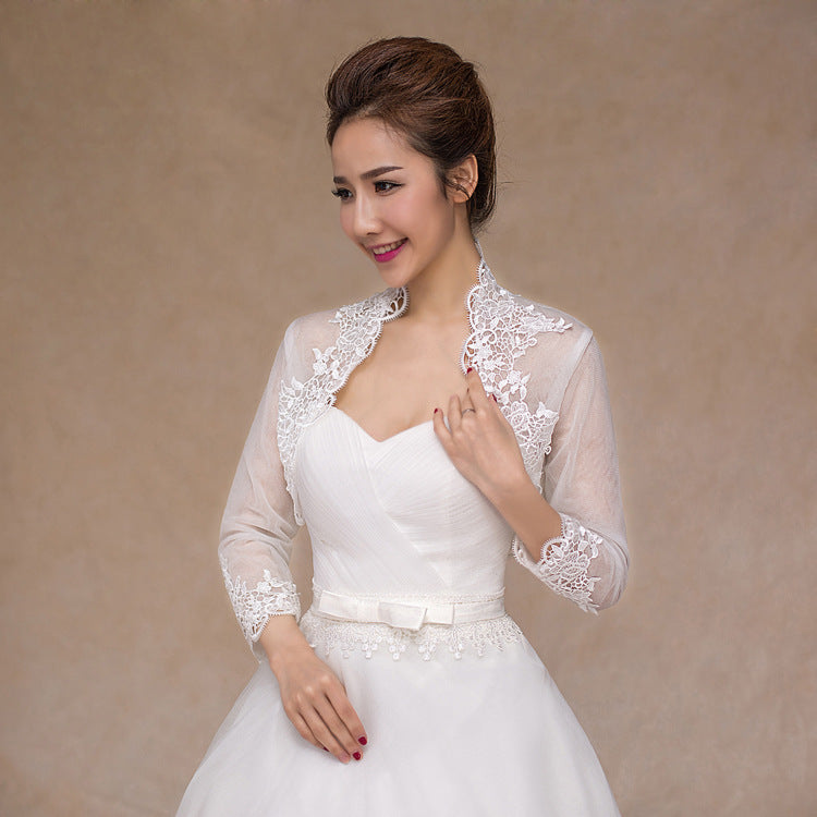 Bridal jacket - with lace