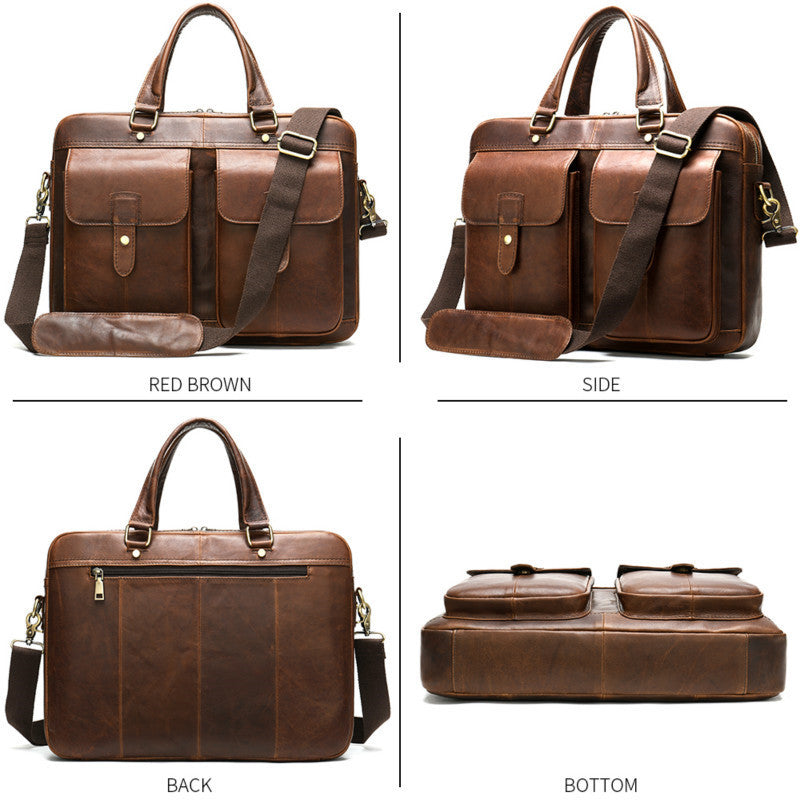 Single shoulder business computer bag