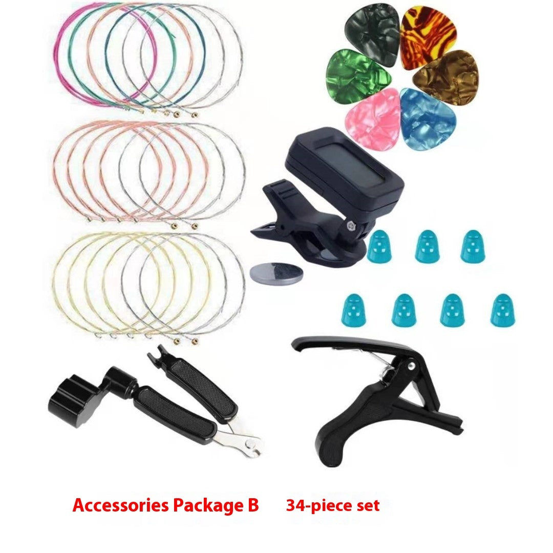 Guitar Accessories Suit Pick String Nail Pillow
