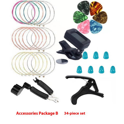 Guitar Accessories Suit Pick String Nail Pillow