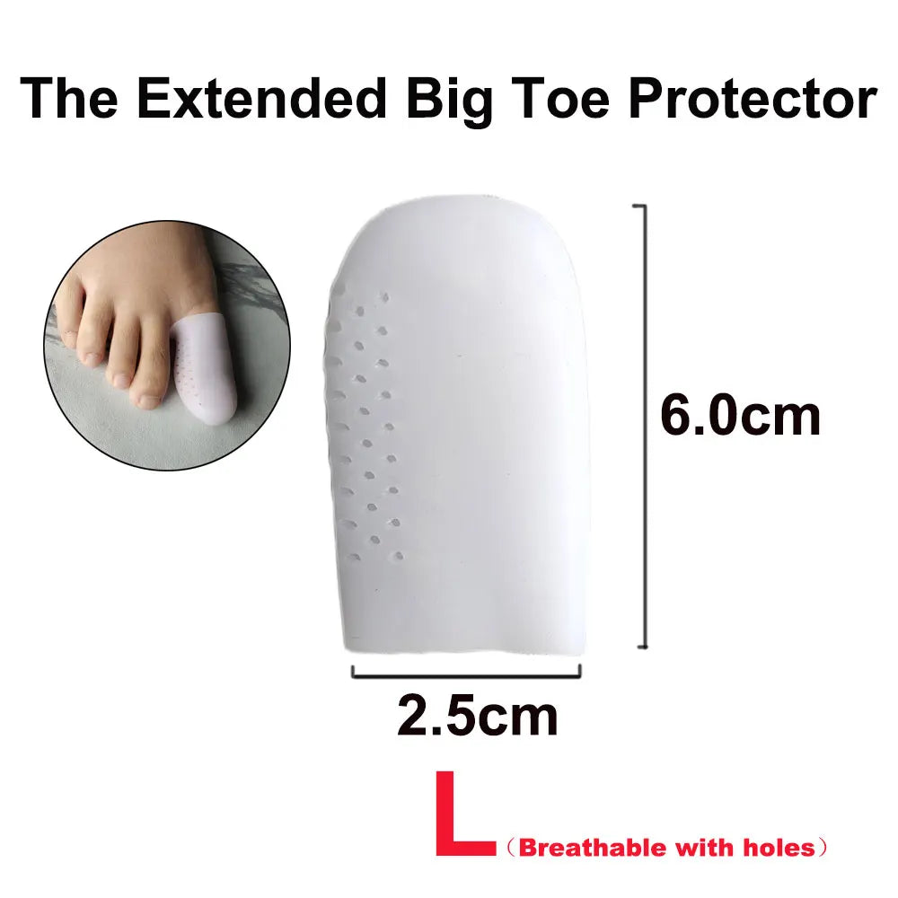 1pcs Breathable Toe Protectors For Ingrown Nails, Hammer Toes, Greek Toe, Blisters Toe Separator Relieving Toe Rubbing
