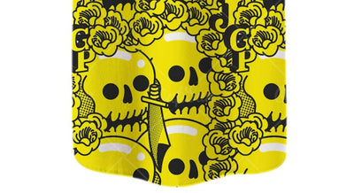 Printed Skull Pattern Casual Shirt Hawaii