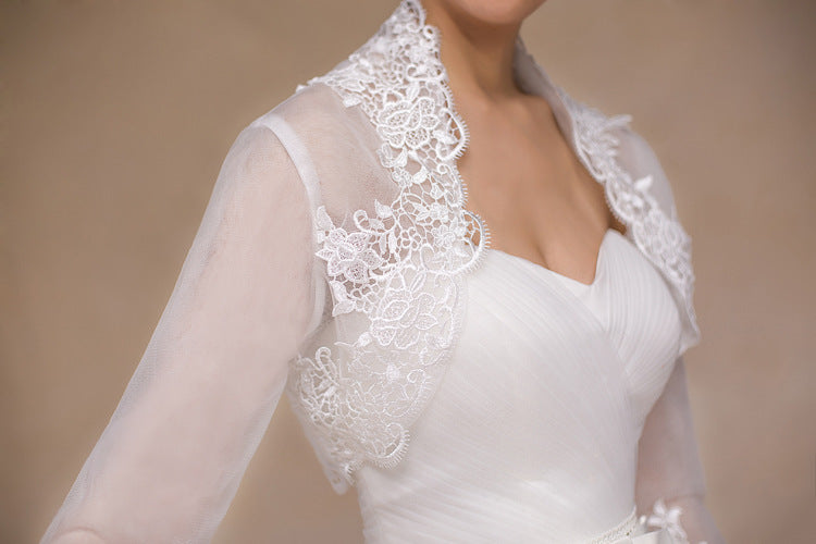 Bridal jacket - with lace