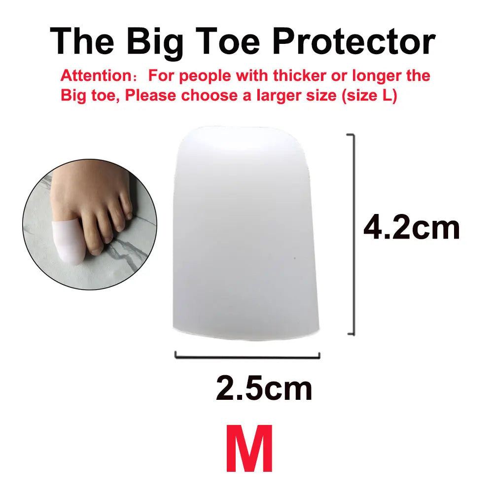 1pcs Breathable Toe Protectors For Ingrown Nails, Hammer Toes, Greek Toe, Blisters Toe Separator Relieving Toe Rubbing