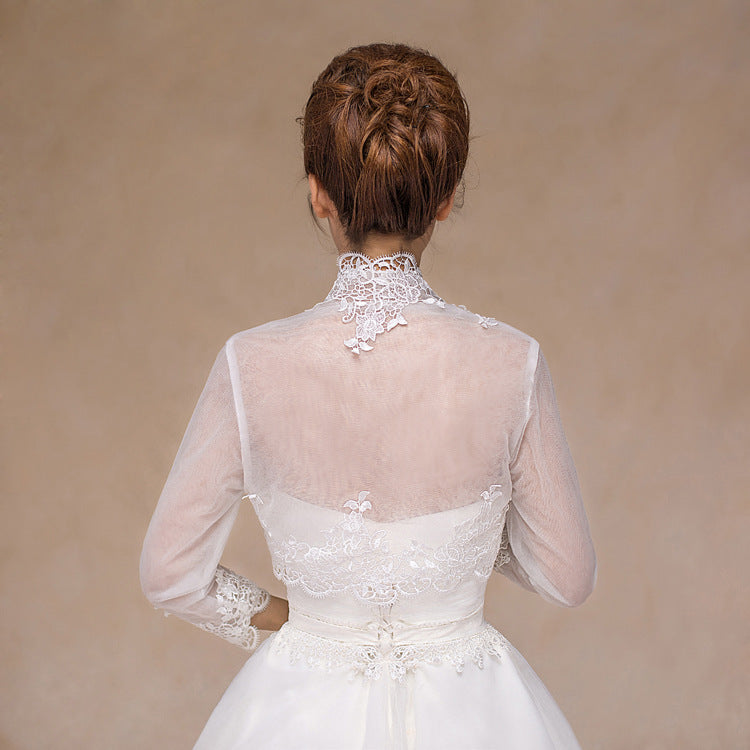 Bridal jacket - with lace