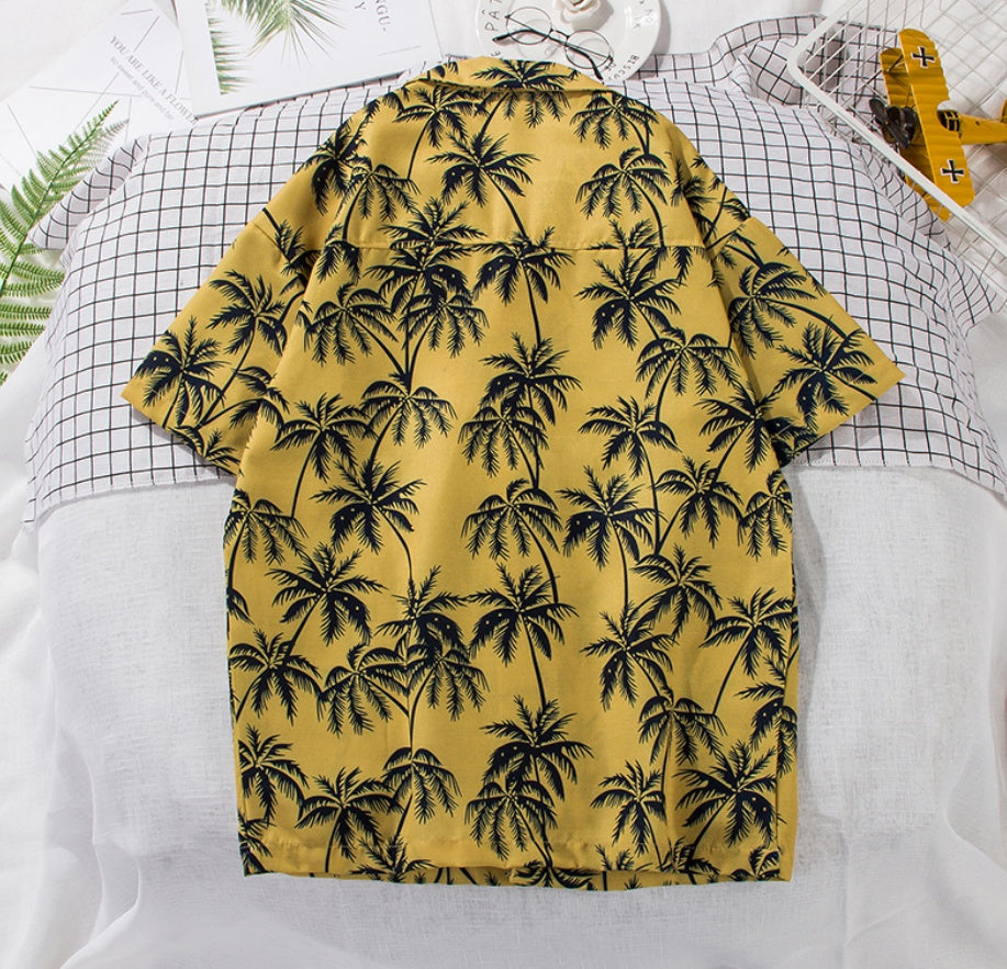 Beach Flower Shirt Hawaii Wind Tour