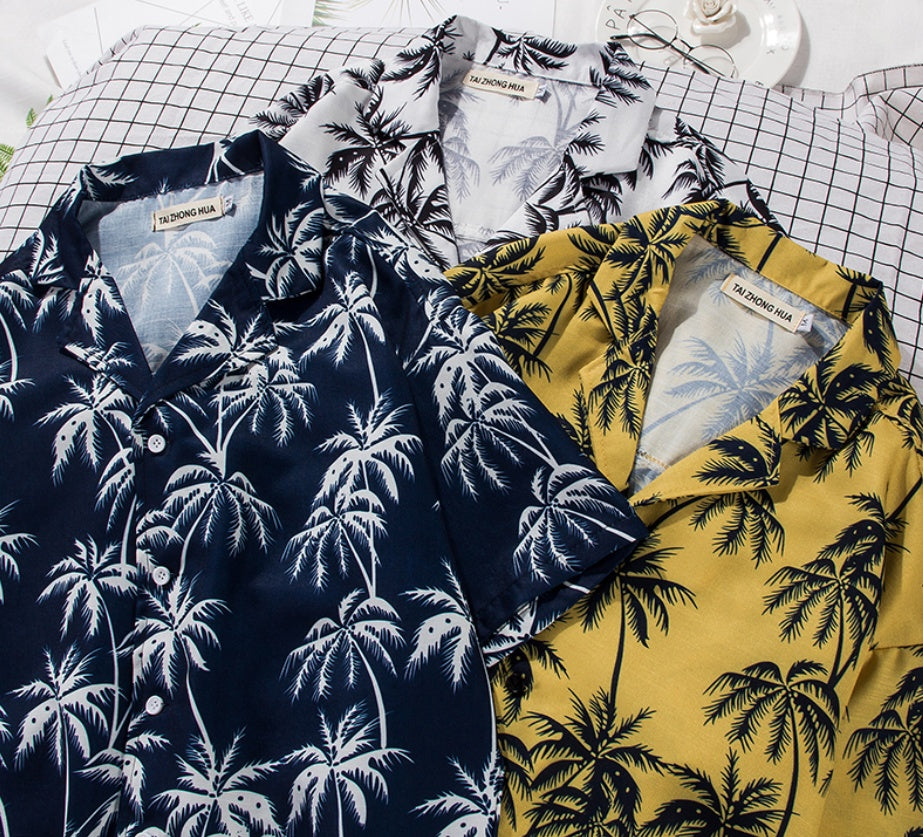 Beach Flower Shirt Hawaii Wind Tour