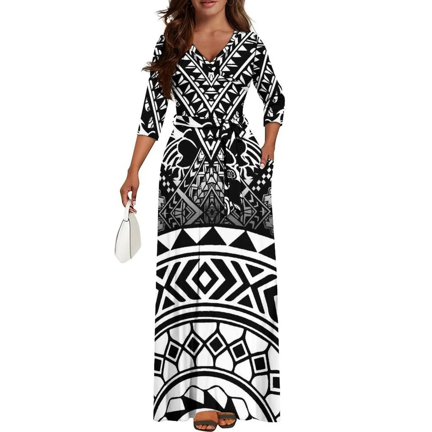 High-Quality New Design Couple Set Slim-Fitting Half-Sleeve Women'S Dress Polynesian Island Custom Men'S Aloha Shirt