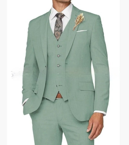 Men's Suit Set Three-piece Casual