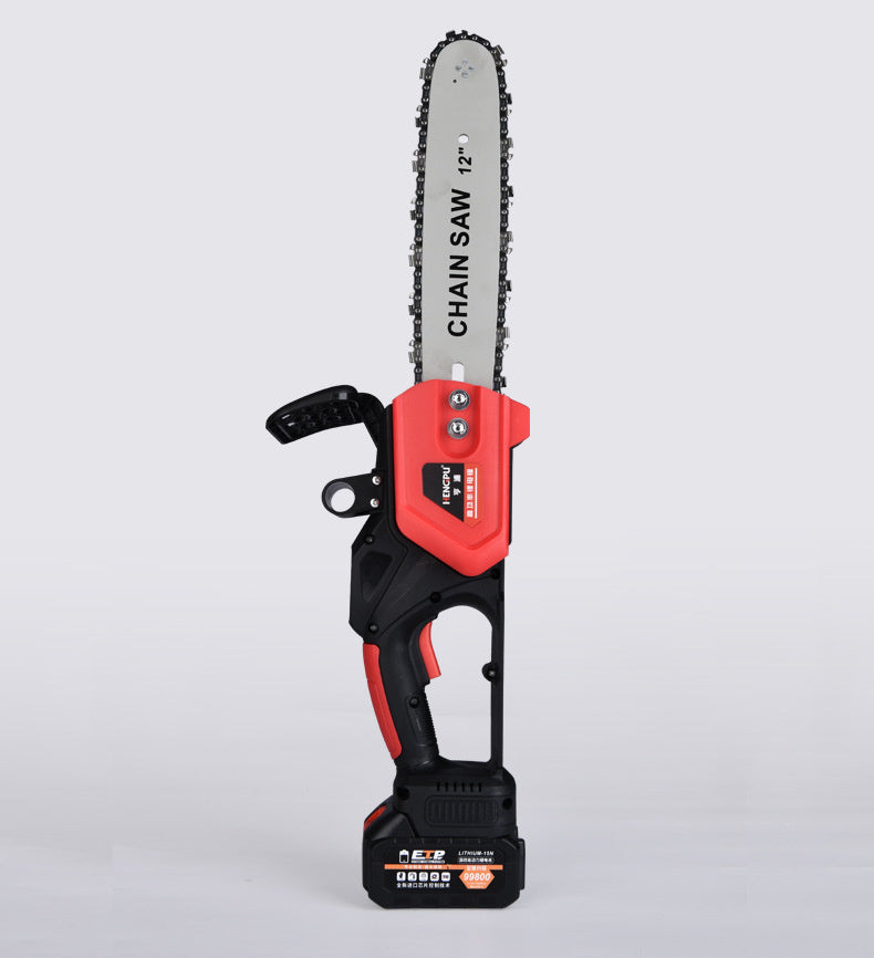 Electric Saw Household Hand-held Lithium Battery Chain Saw