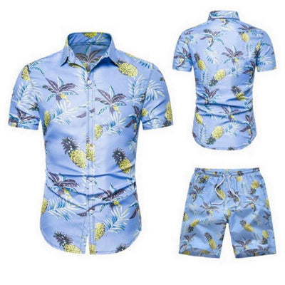 Summer Couple Casual Hawaii Beach Suit