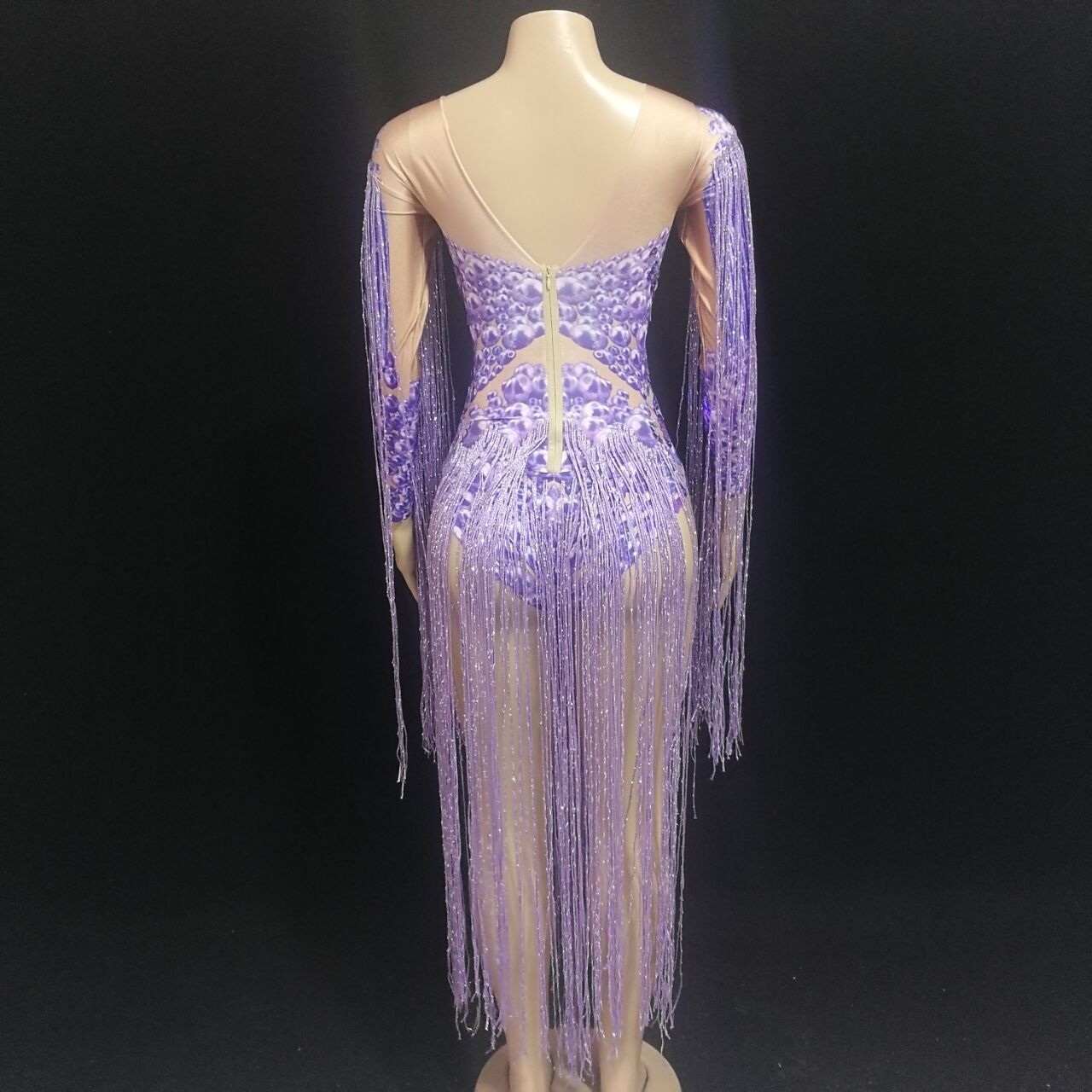 Ladies Fashion Personality Tassel One Piece Pants