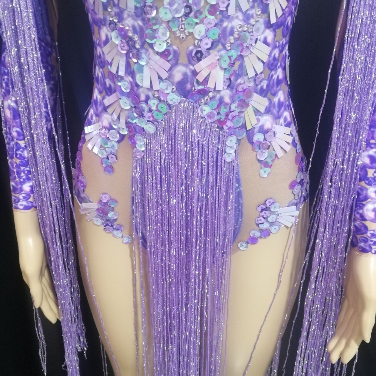 Ladies Fashion Personality Tassel One Piece Pants