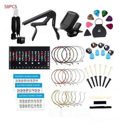 Guitar Accessories Suit Pick String Nail Pillow