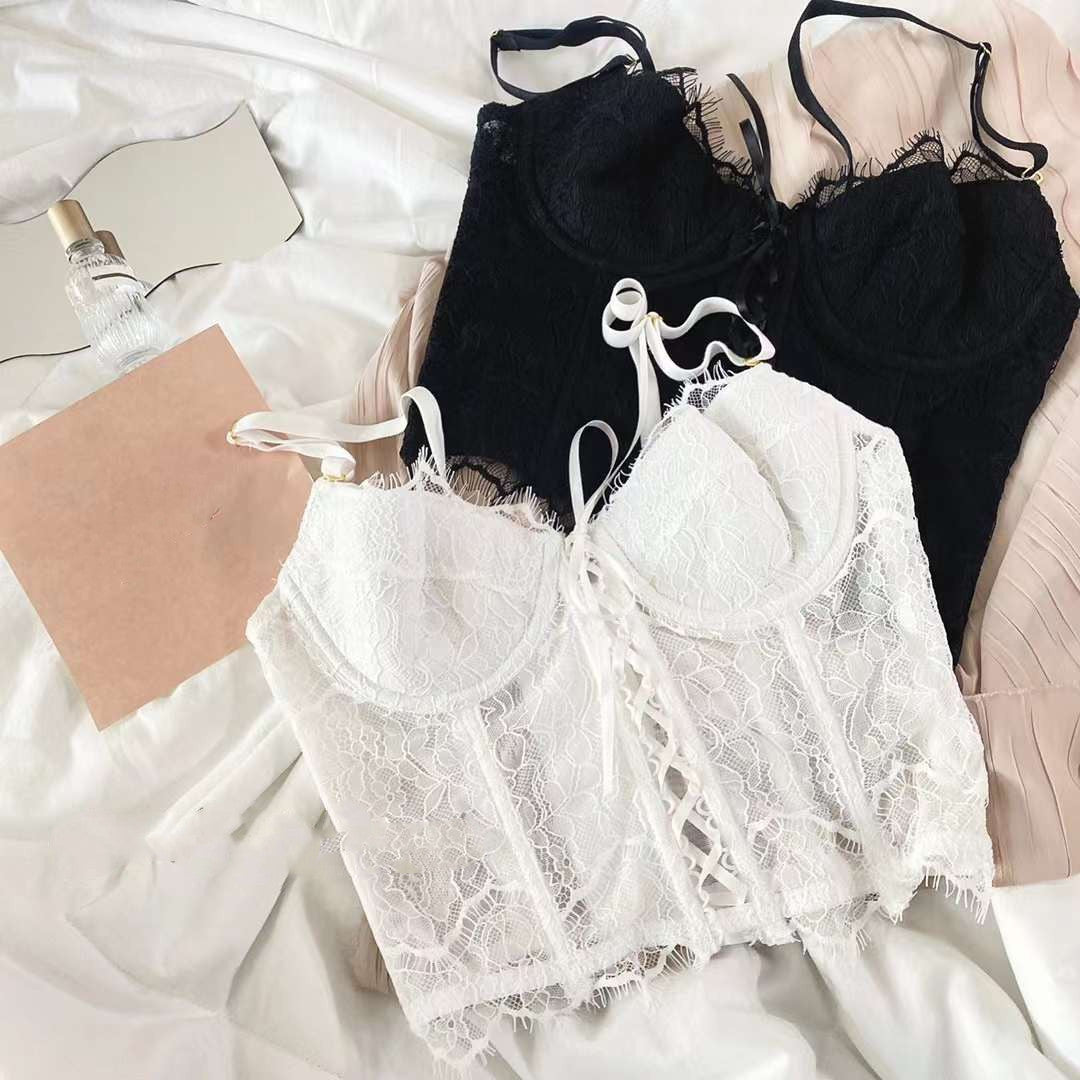 Women's Thin Lace Bra Without Steel Ring Underwear