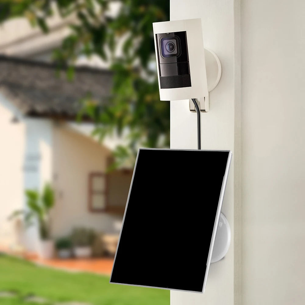 10W 5V Solar Panel Micro USB Type C U-shaped Outdoor Waterproof Solar Cells Charger for Security Camera Small Home Light System