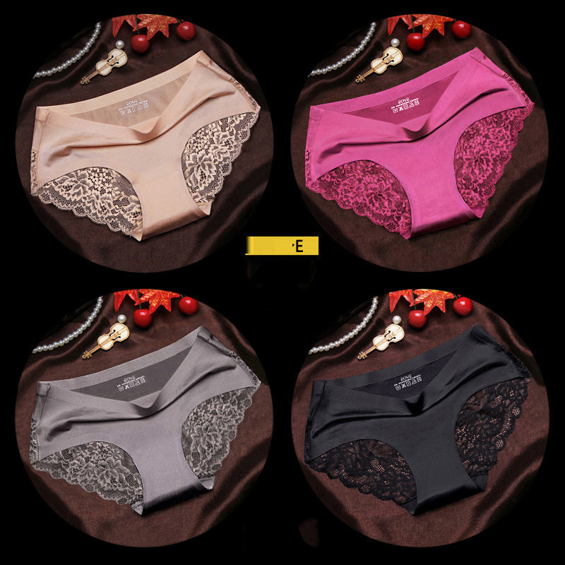 Women's seamless lace panties