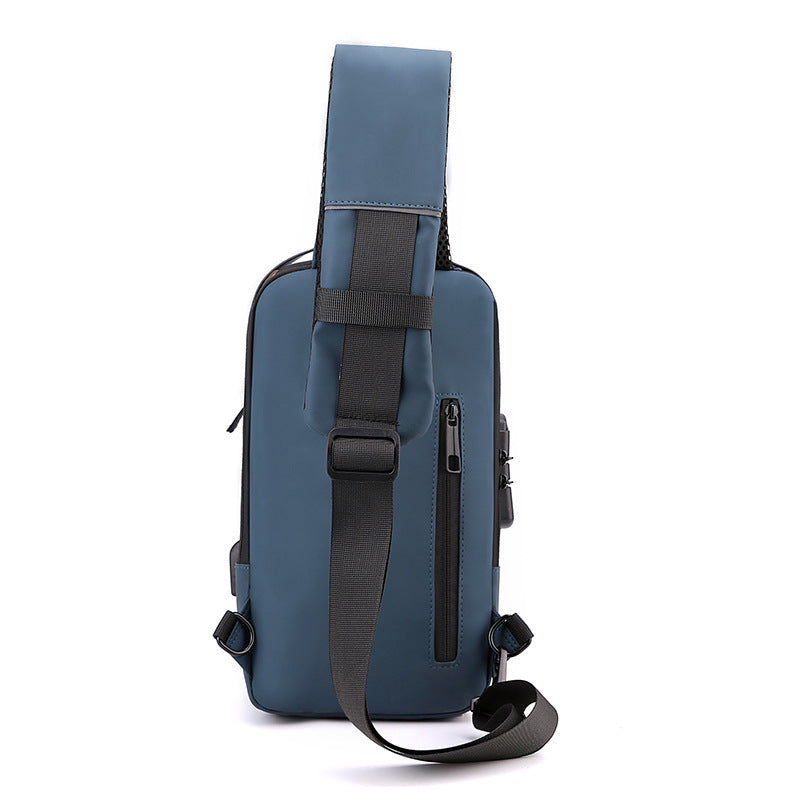 Lock Messenger Bag For Large-capacity Business Commuting