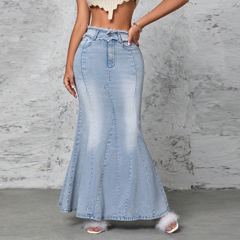 Fashion Temperament Leisure Women's Denim Dress