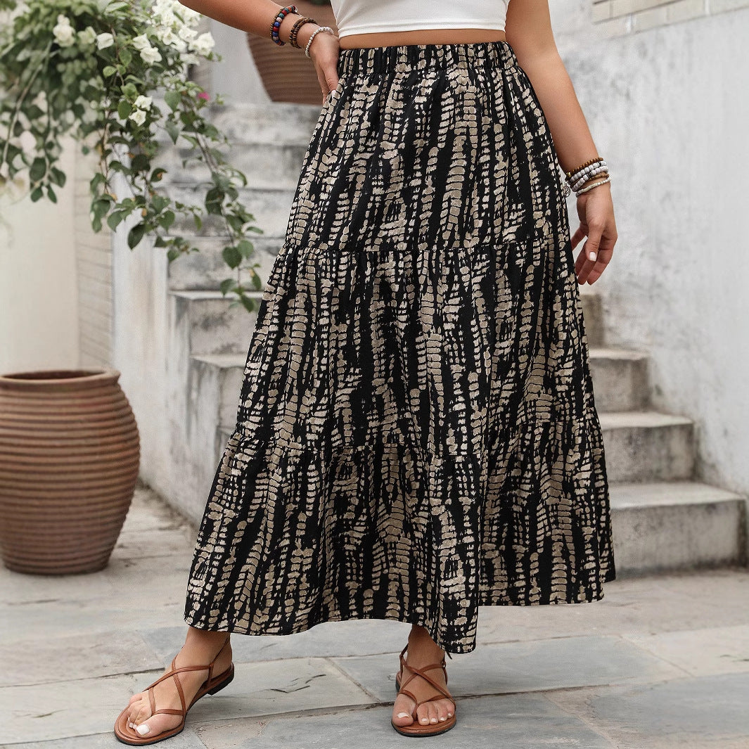 Women's All-match Casual High-end Plus Size High Waist Skirt