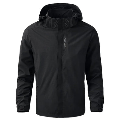 2025 Men's new waterproof raincoat Lightweight outer hooded outdoor raincoat windproof jacket Climbing outdoor jacket