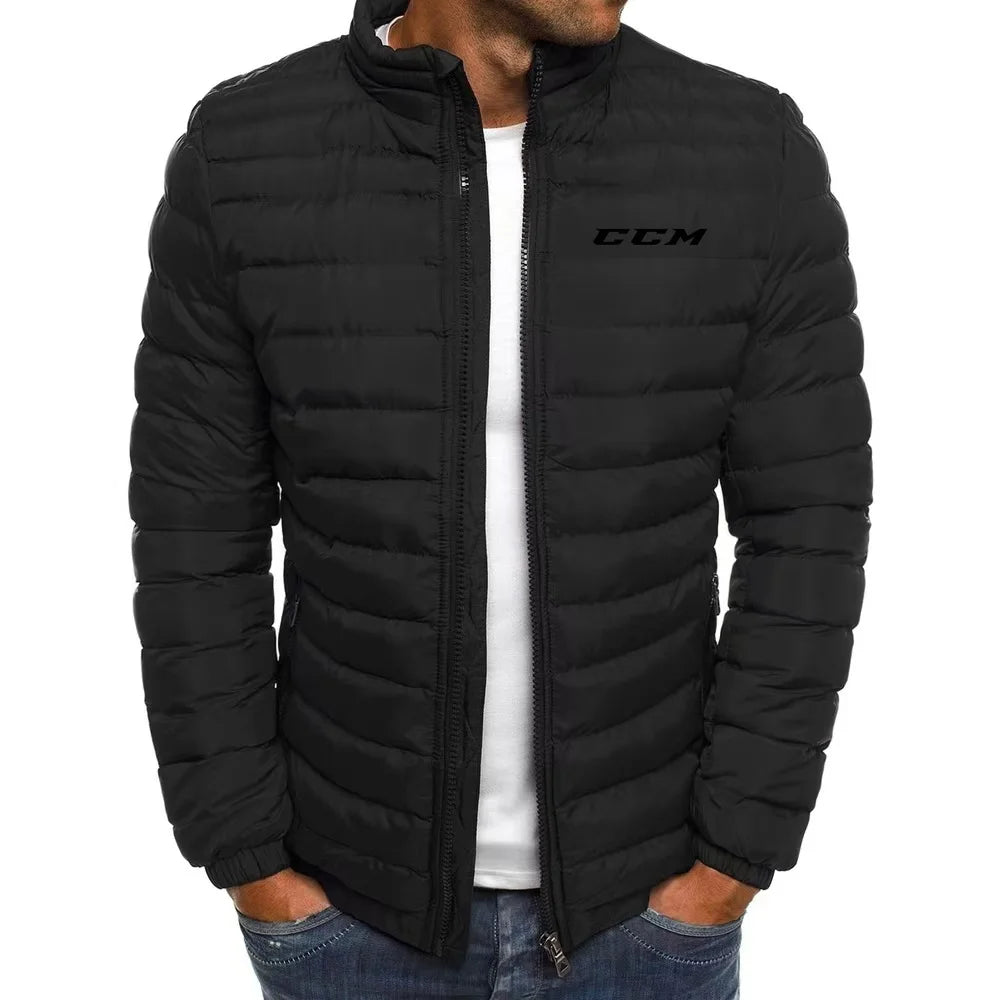Men's Short Puffer Jacket 2025 Light Casual Parka Winter Trend M-3XL - Fashionable Men's Outerwear