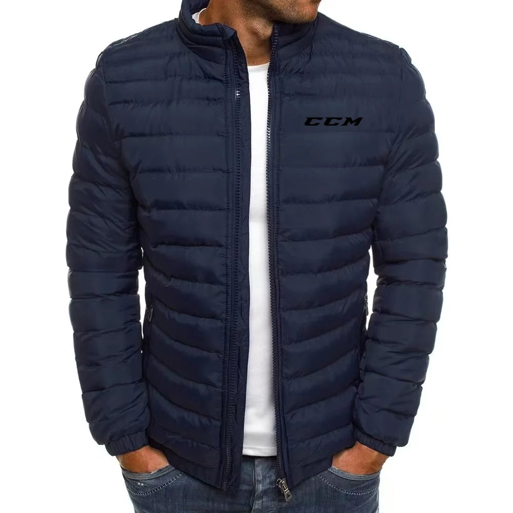 Men's Short Puffer Jacket 2025 Light Casual Parka Winter Trend M-3XL - Fashionable Men's Outerwear