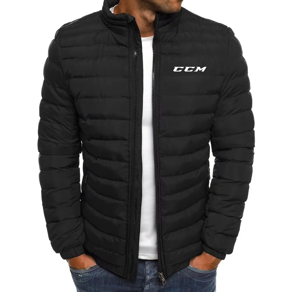 Men's Short Puffer Jacket 2025 Light Casual Parka Winter Trend M-3XL - Fashionable Men's Outerwear