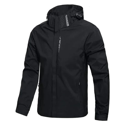 2025 Men's new waterproof raincoat Lightweight outer hooded outdoor raincoat windproof jacket Climbing outdoor jacket
