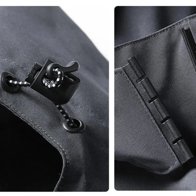 2025 Men's new waterproof raincoat Lightweight outer hooded outdoor raincoat windproof jacket Climbing outdoor jacket