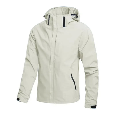 2025 Men's new waterproof raincoat Lightweight outer hooded outdoor raincoat windproof jacket Climbing outdoor jacket