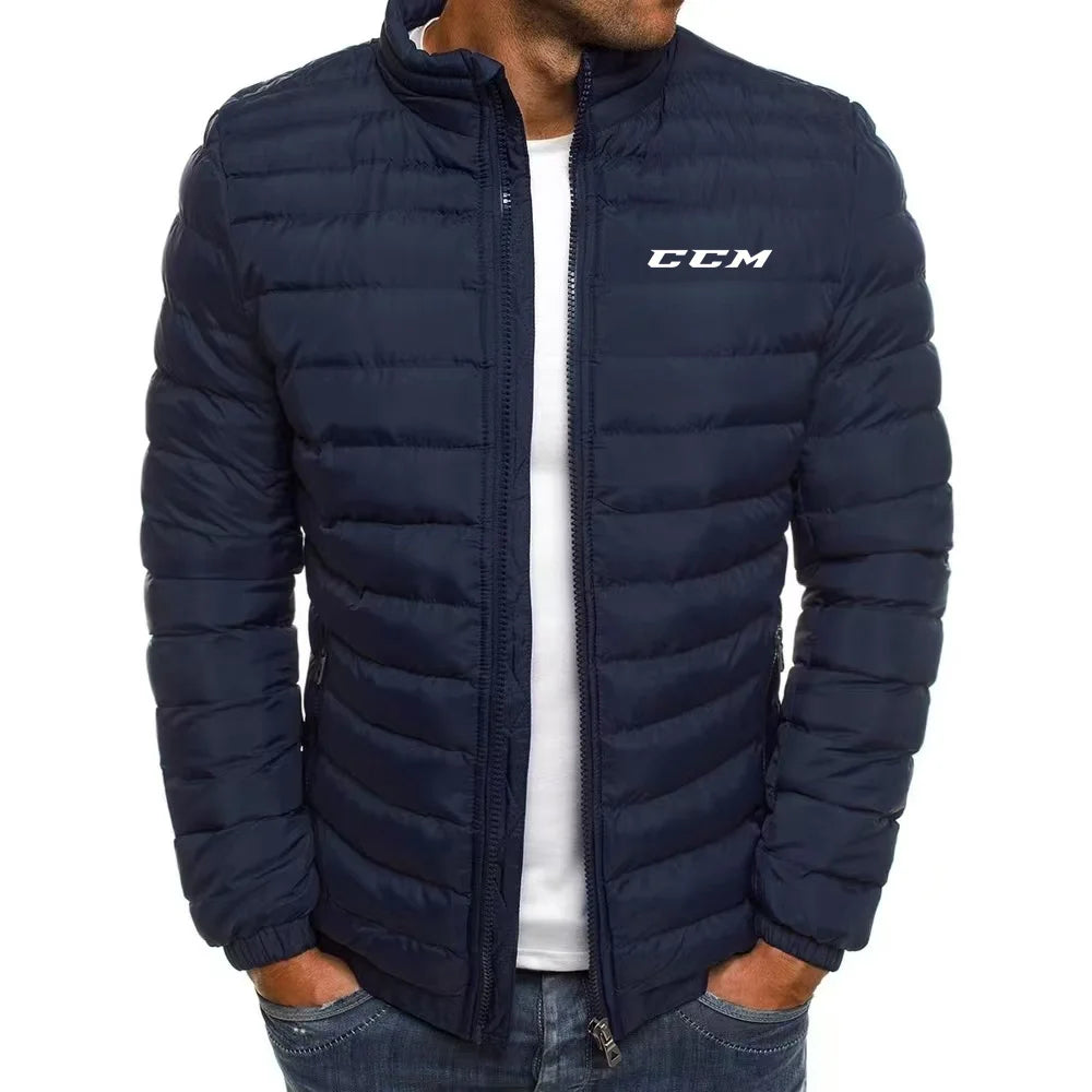 Men's Short Puffer Jacket 2025 Light Casual Parka Winter Trend M-3XL - Fashionable Men's Outerwear