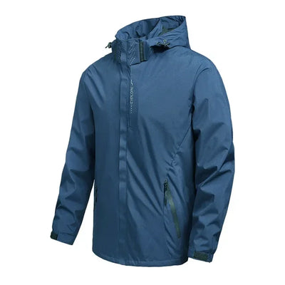 2025 Men's new waterproof raincoat Lightweight outer hooded outdoor raincoat windproof jacket Climbing outdoor jacket
