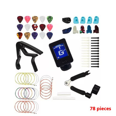 Guitar Accessories Suit Pick String Nail Pillow