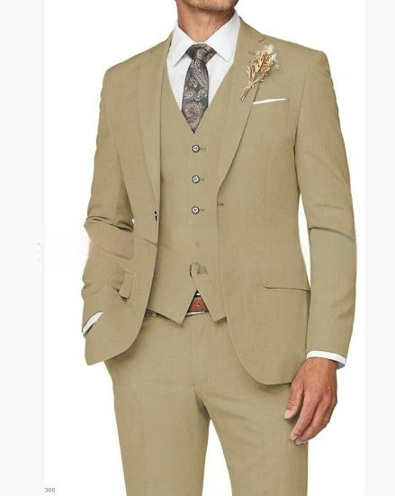 Men's Suit Set Three-piece Casual