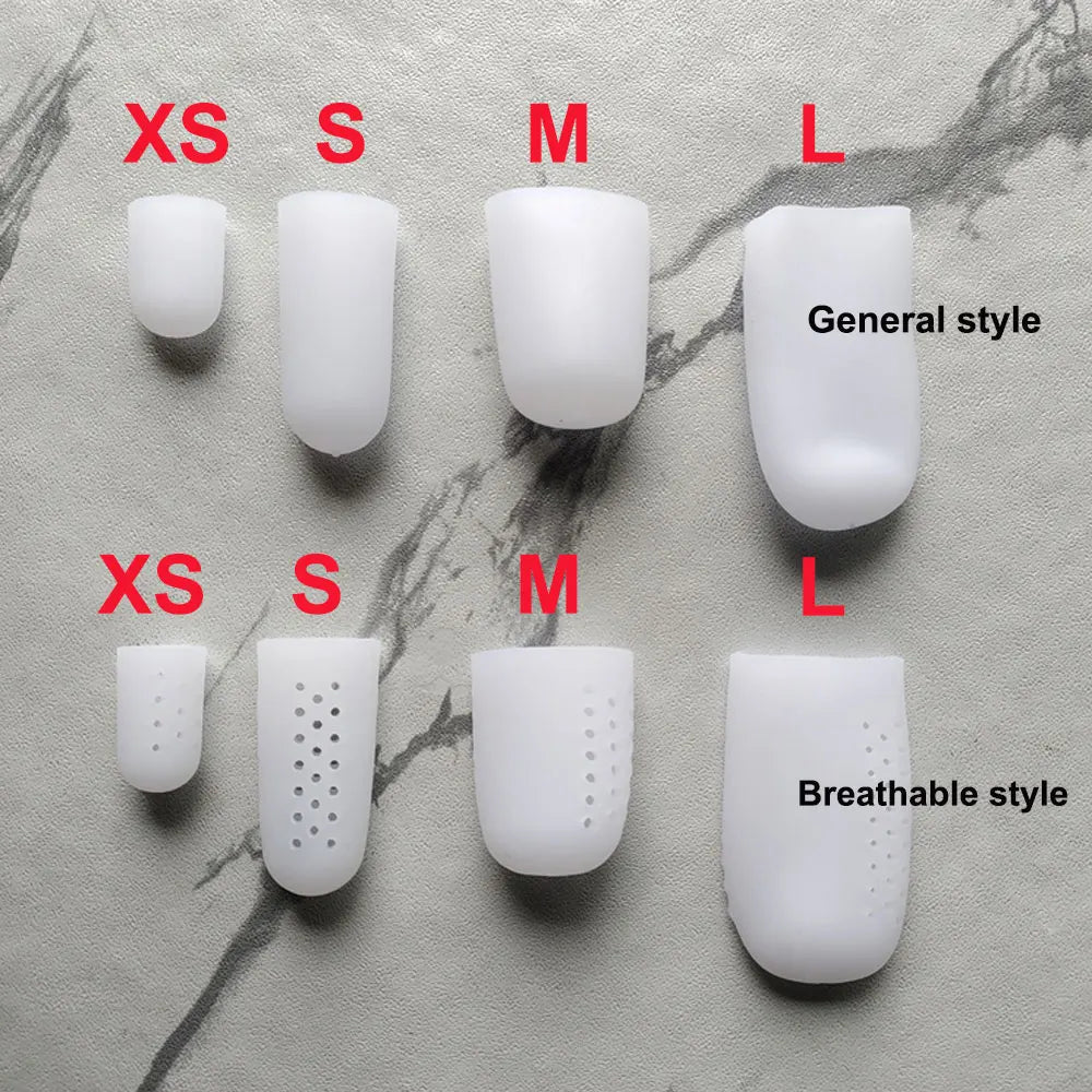 1pcs Breathable Toe Protectors For Ingrown Nails, Hammer Toes, Greek Toe, Blisters Toe Separator Relieving Toe Rubbing