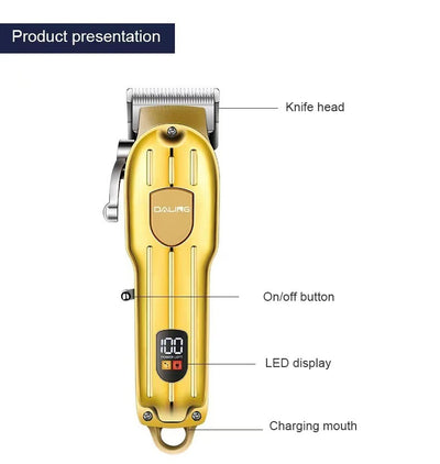 Rechargeable Hair Clipper High-power Electric Clipper