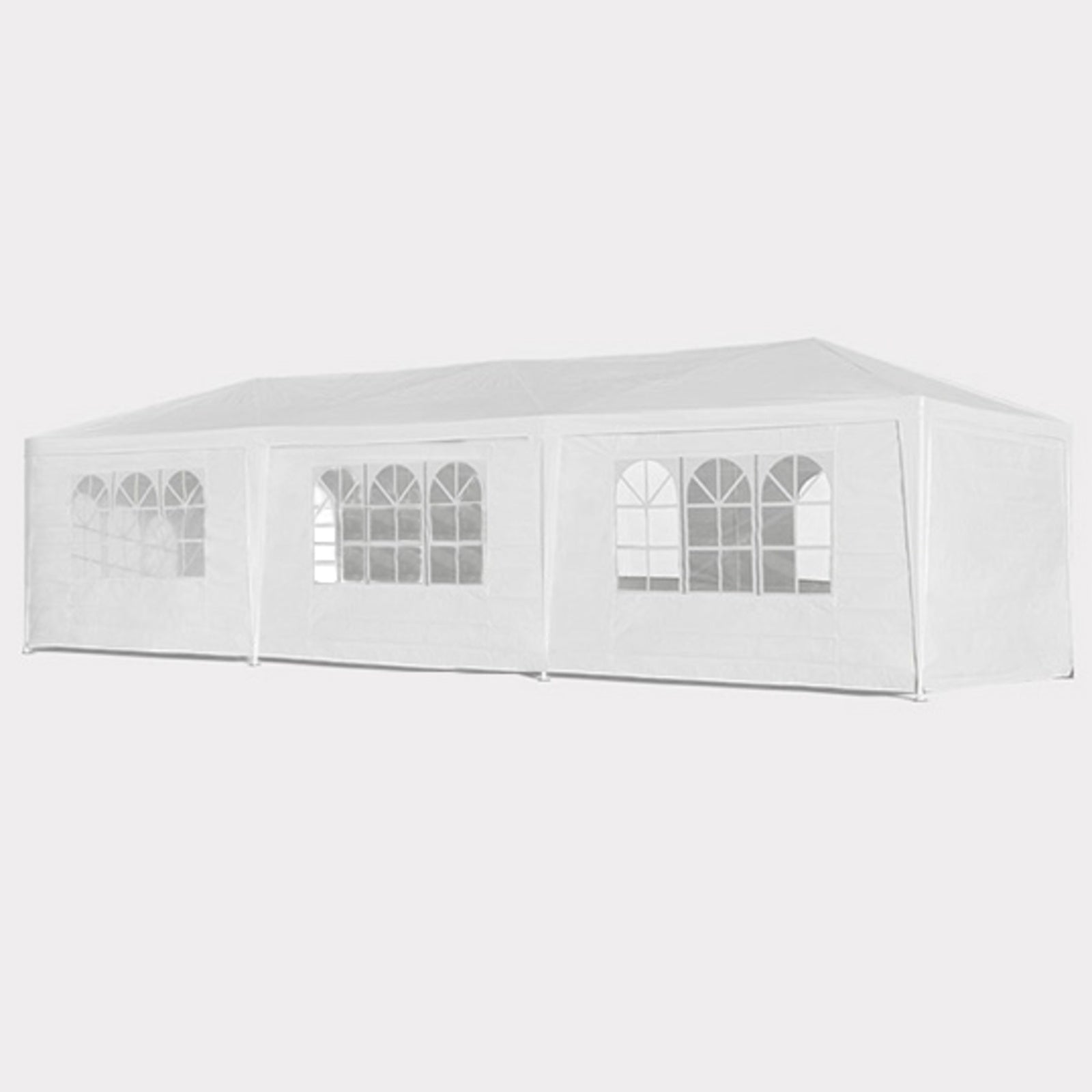 10x30' Wedding Party Canopy Tent Outdoor Gazebo With 8 Removable Sidewalls