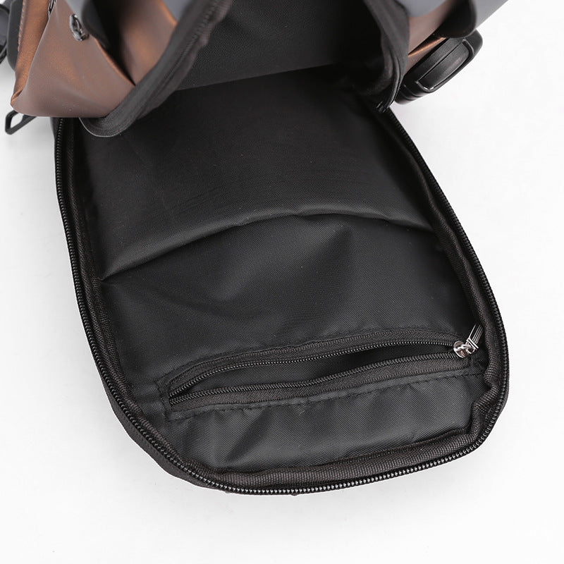 Lock Messenger Bag For Large-capacity Business Commuting